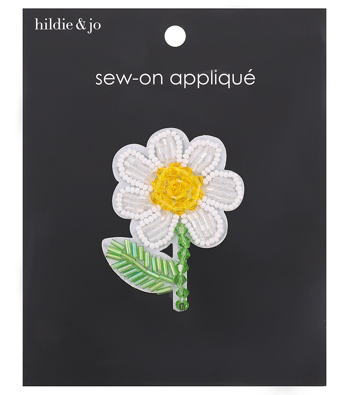 2 Daisy Sew On Patch by hildie & jo