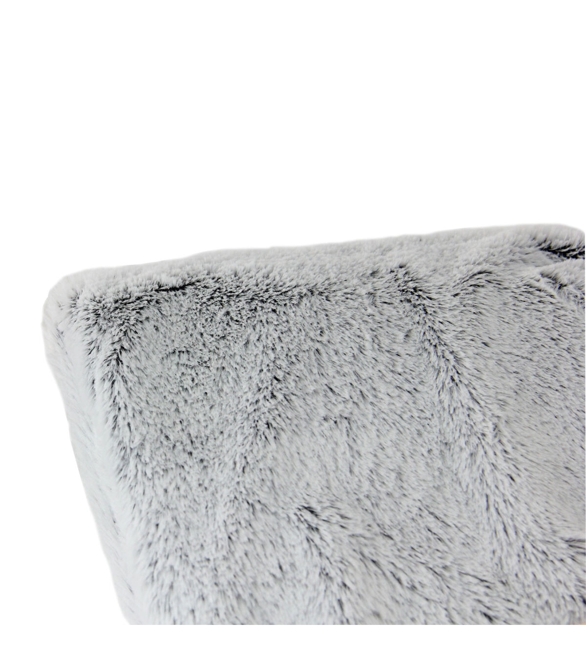 Northlight Ash Gray Plush Rectangular Throw Blanket 55 x 62