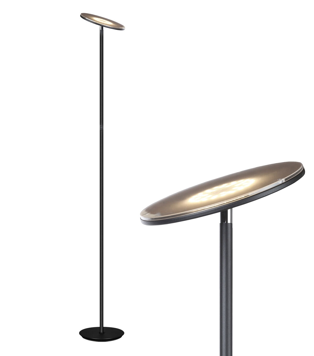 Brightech Sky LED Floor Lamp - Black