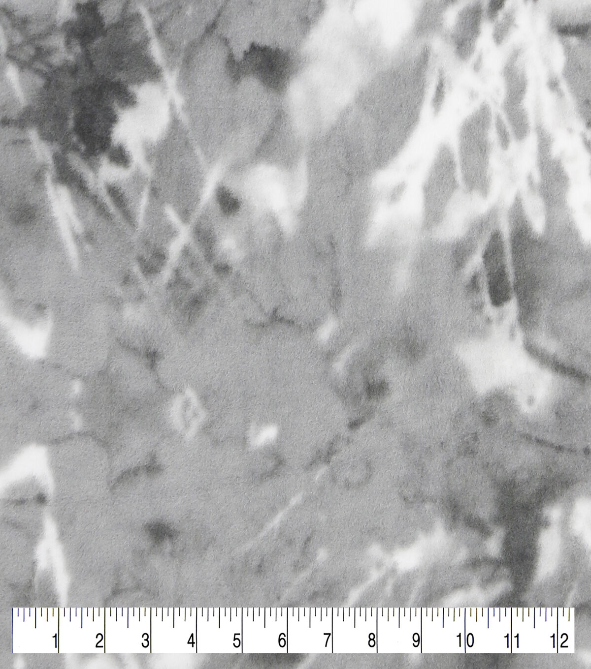 Gray Paint Splatter Anti Pill Fleece Fabric