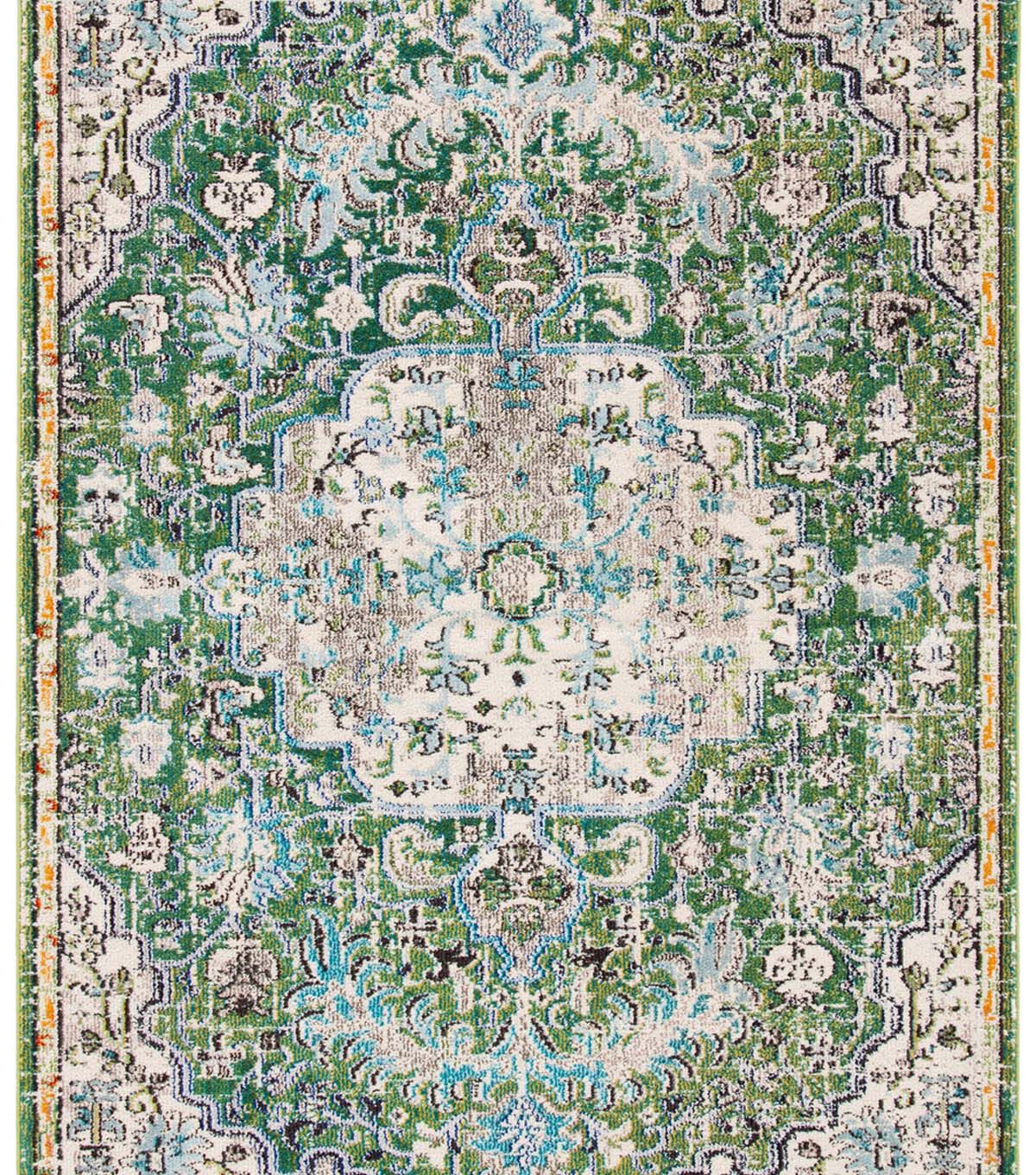 Safavieh Madison 447 Green / Turquoise 3' X 5' Sm. Rectangle