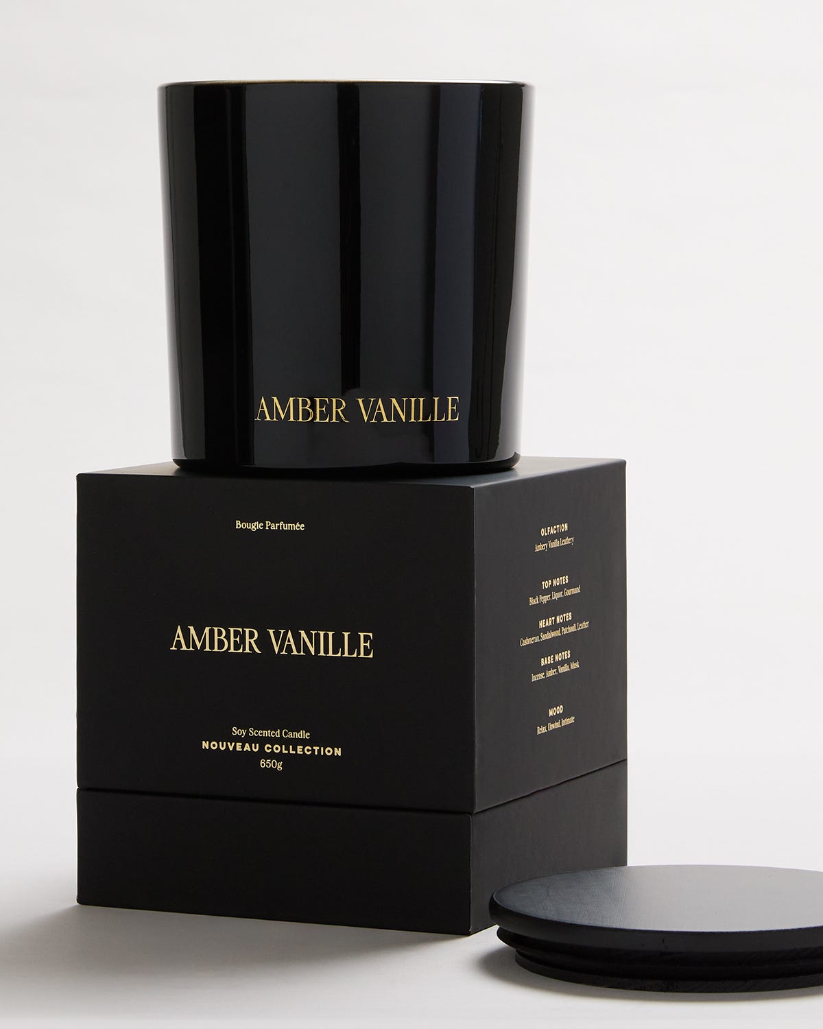 Amber Vanille 650g Candle