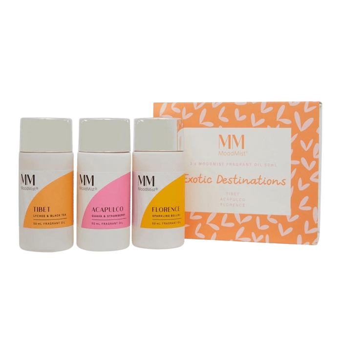 Exotic Destinations MoodMist® Fragrant Oil (3 Pack)