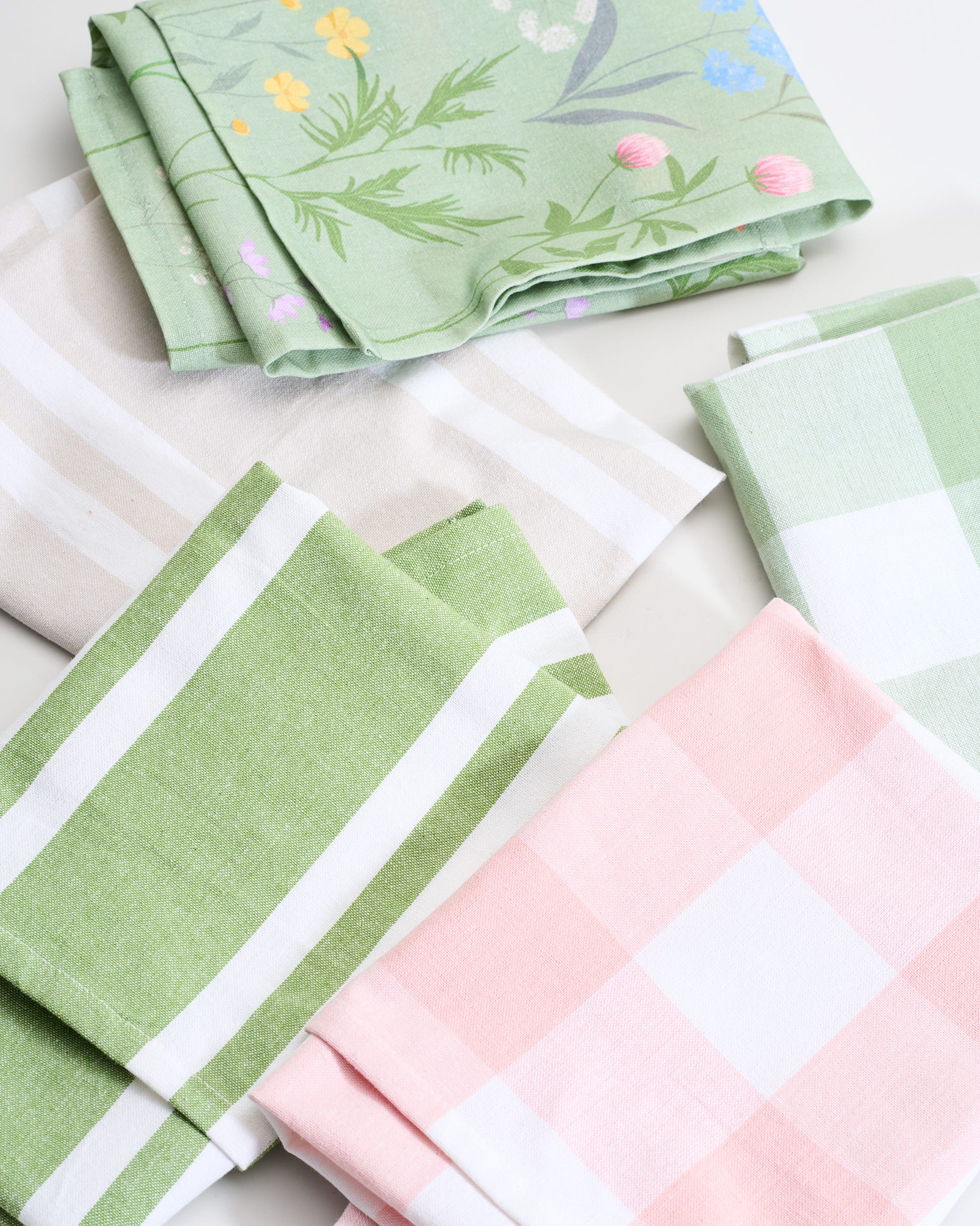 Cottage Cottage Tea Towel Woven Narrow Stripe