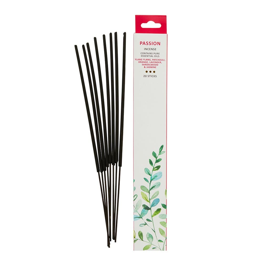 Passion Essential Oil Incense Sticks 20pk