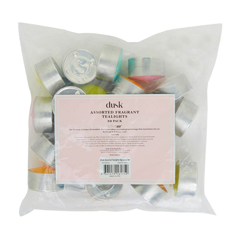Assorted Scented Tealight Candles (20 Pack)