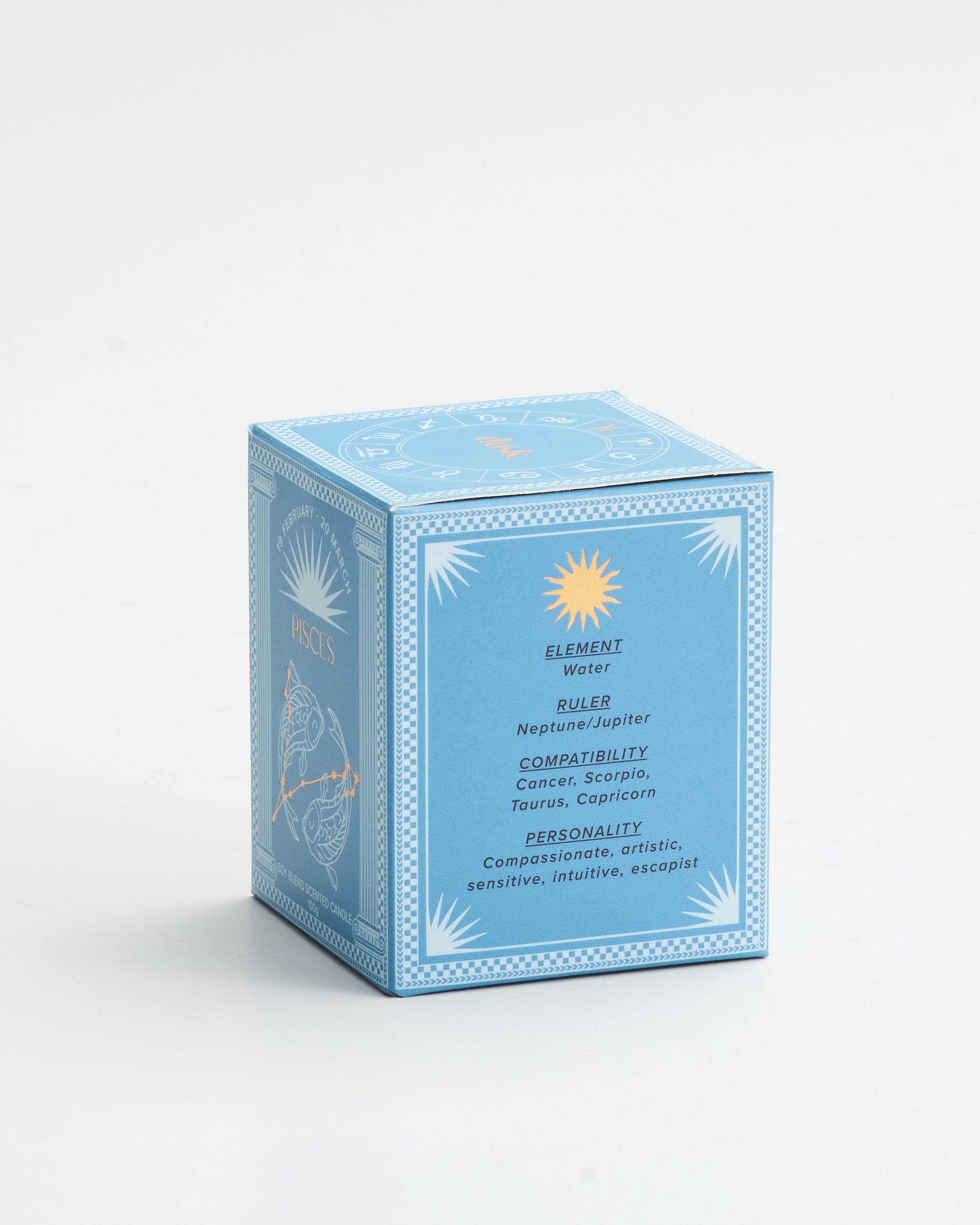 Pisces Soy Blend Scented Candle 100g