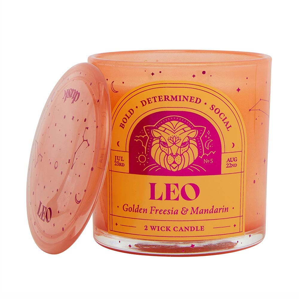 Leo 2 Wick Scented Candle