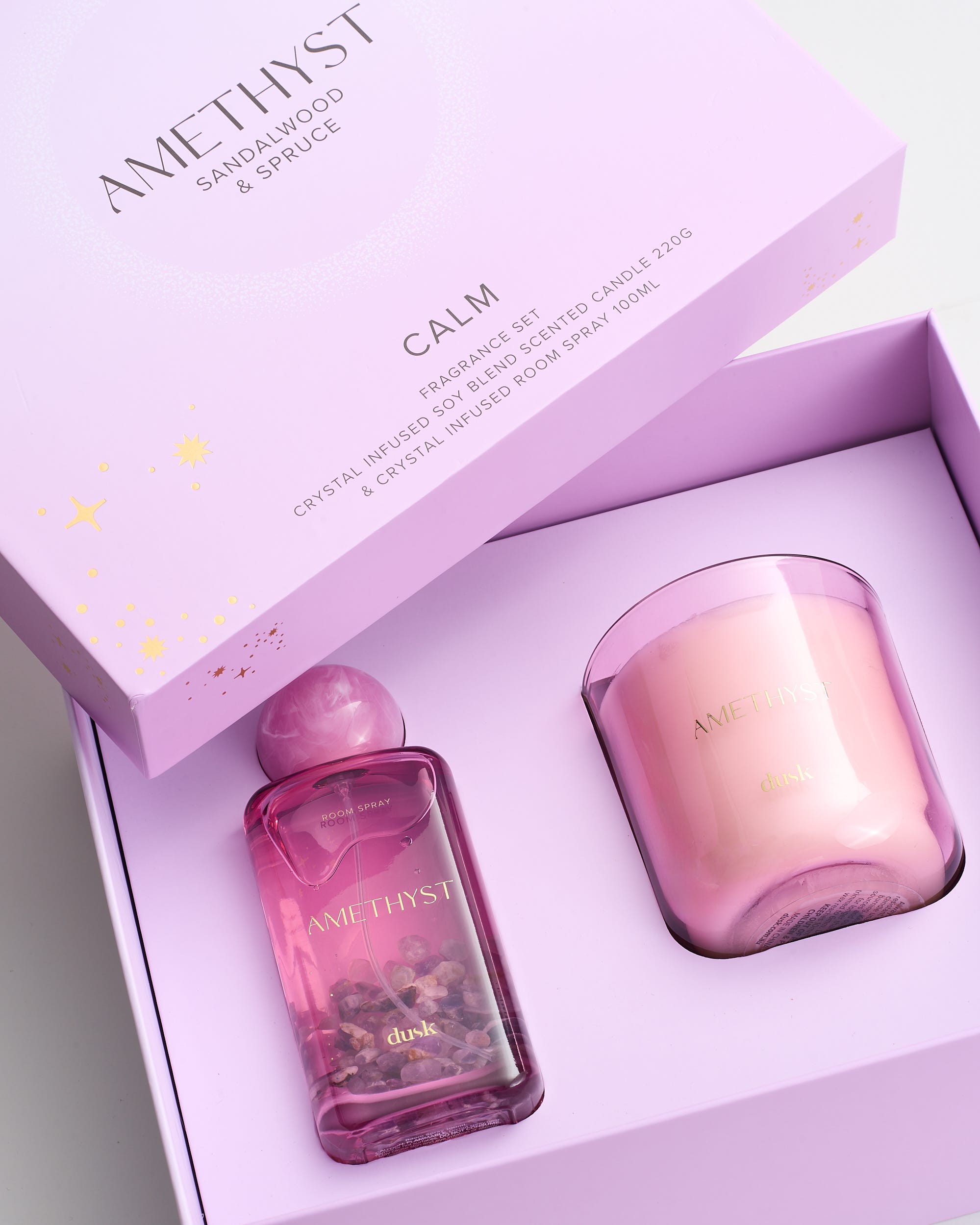 Amethyst Calm Candle & Room Spray Gift Set