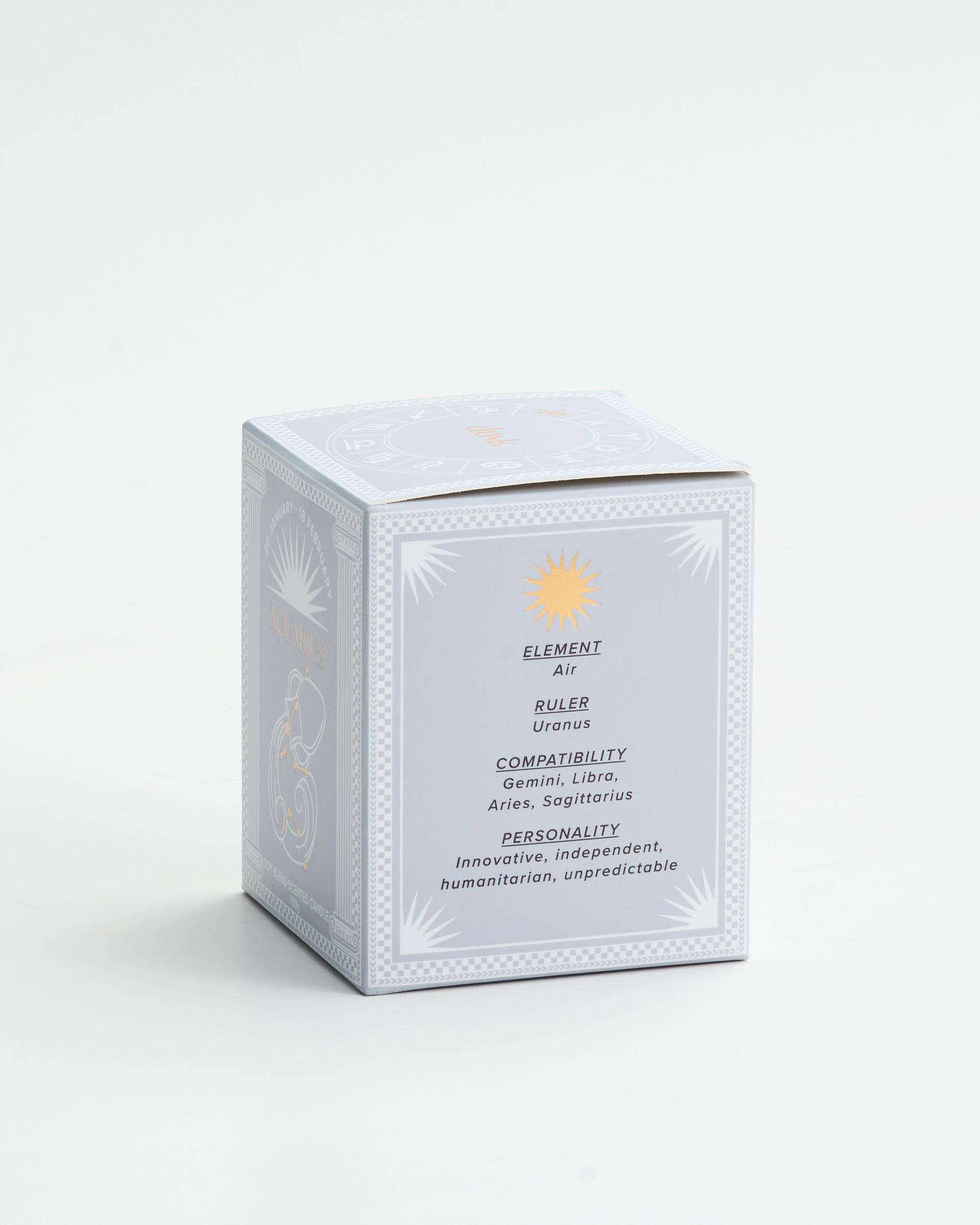 Aquarius Soy Blend Scented Candle 100g