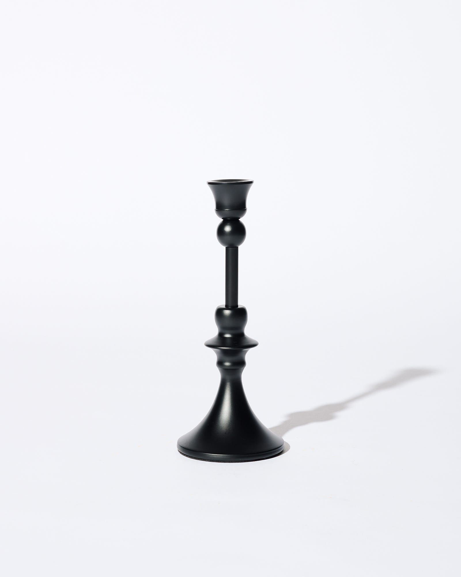 Black Metal Taper Holder Short