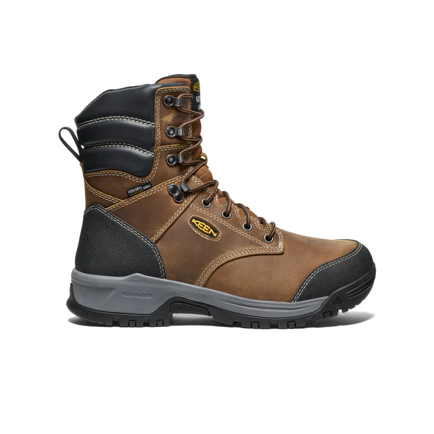 Men's Evanston 8 Insulated Waterproof Boot (Soft Toe)  |  Bison/Black