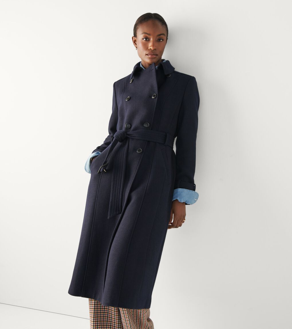 Women's Flared Trench Coat