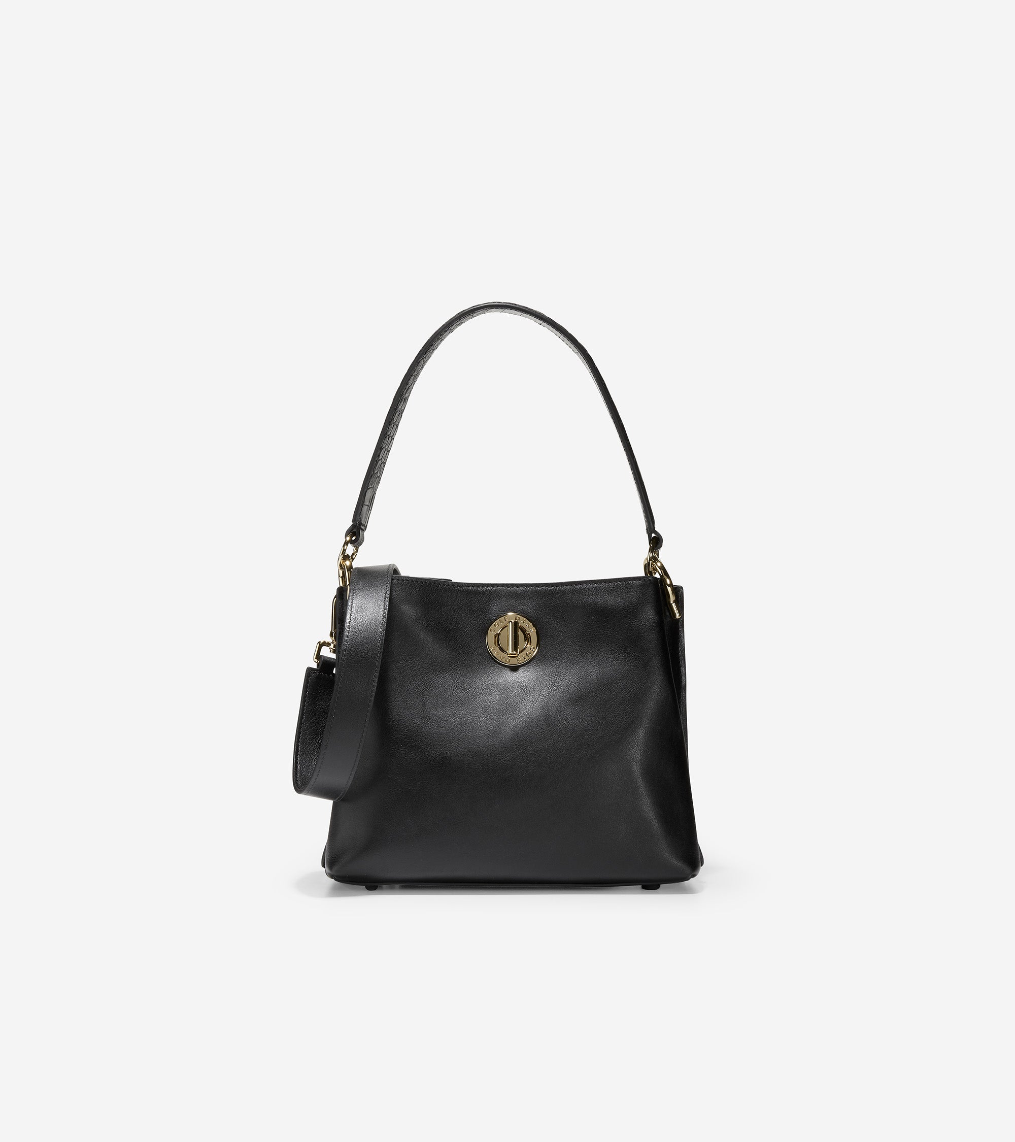 Women's Small Turnlock Bucket Bag