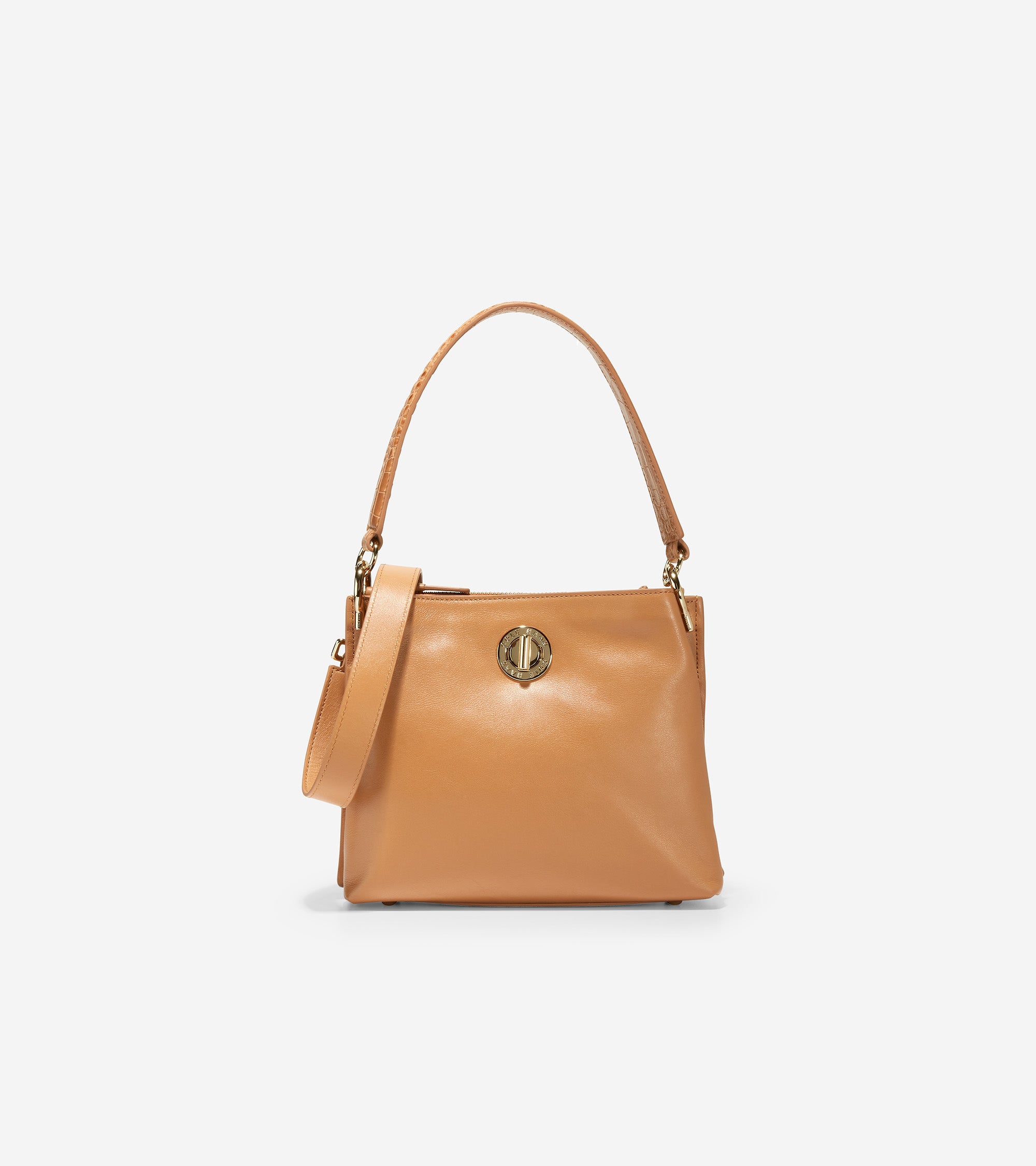 Women's Small Turnlock Bucket Bag