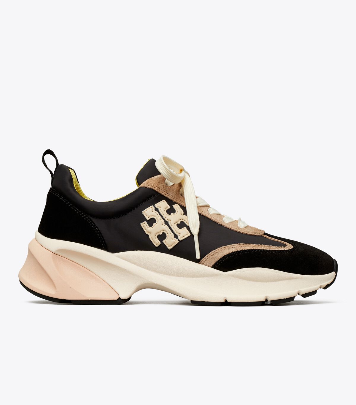 Tory Burch Black / Cream Good Luck Sneakers