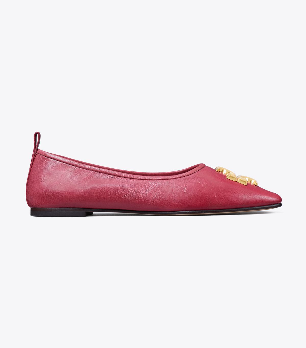 Tory Burch Red Eleanor Ballet Flats