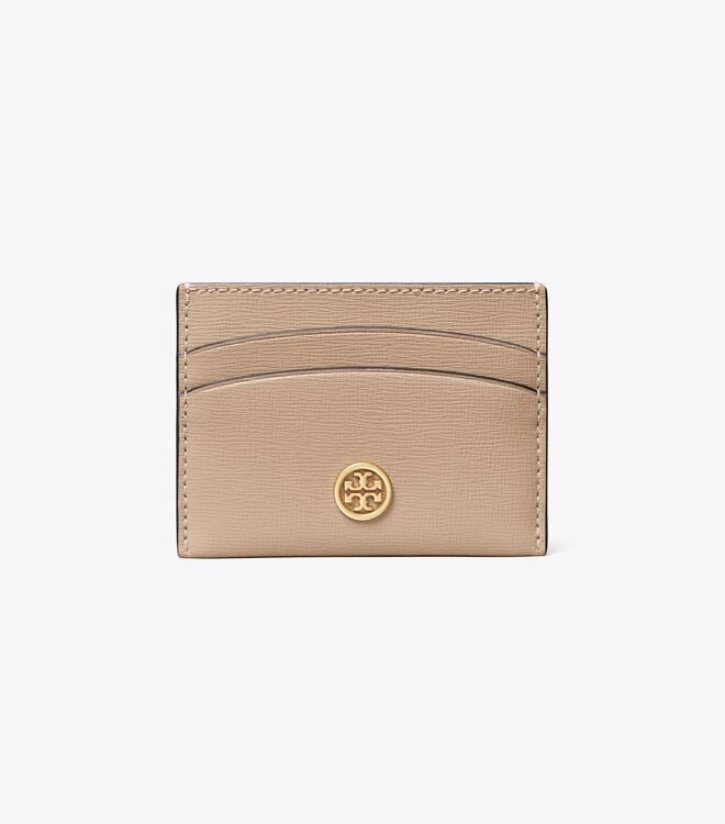 Tory Burch Grey Robinson Card Case