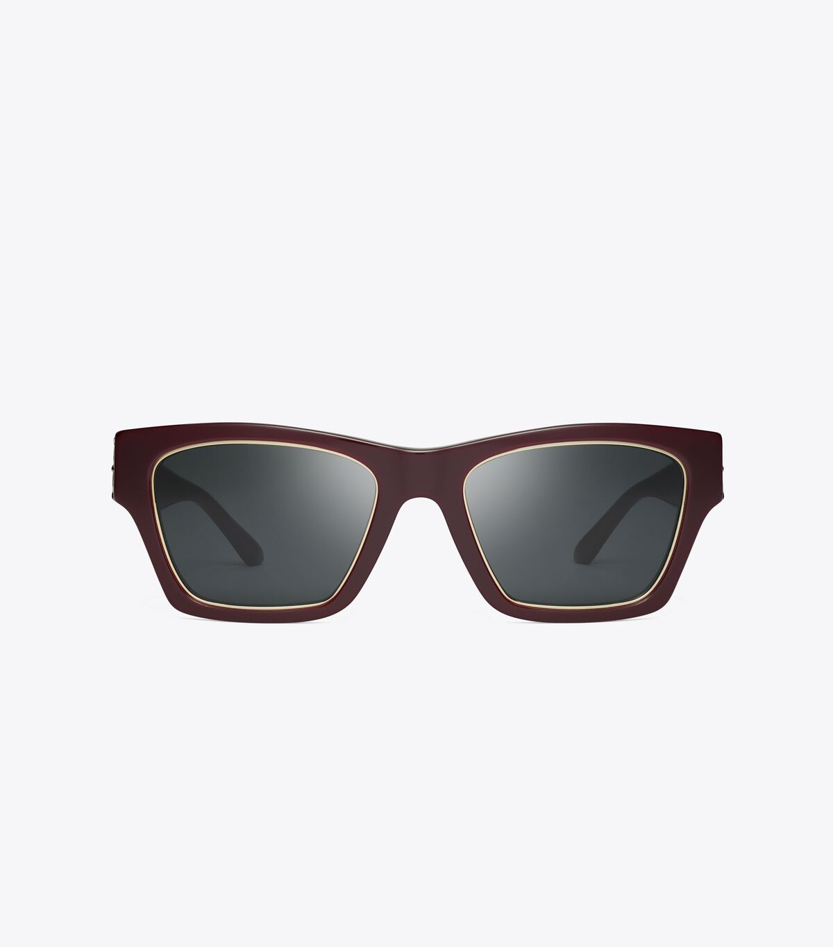 Tory Burch Burgundy / Grey Trace Sunglasses