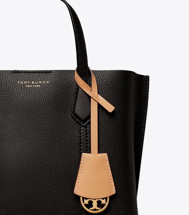 Tory Burch Black Small Perry Tote Bags
