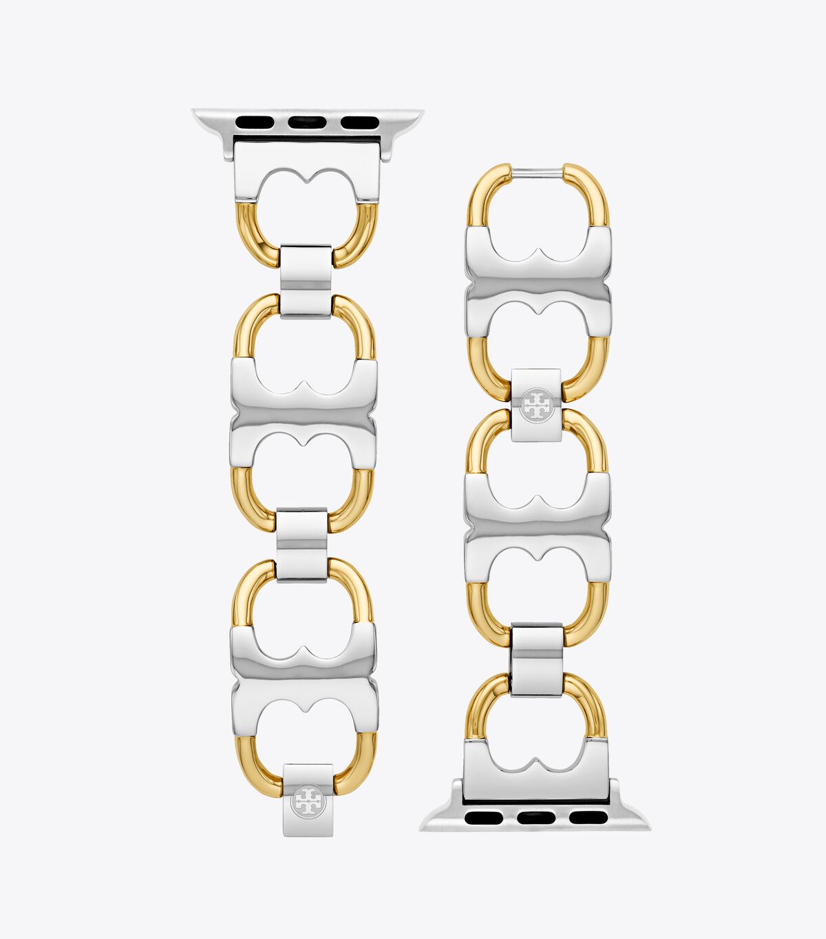 Tory Burch Gold Silver Double T Link Watches
