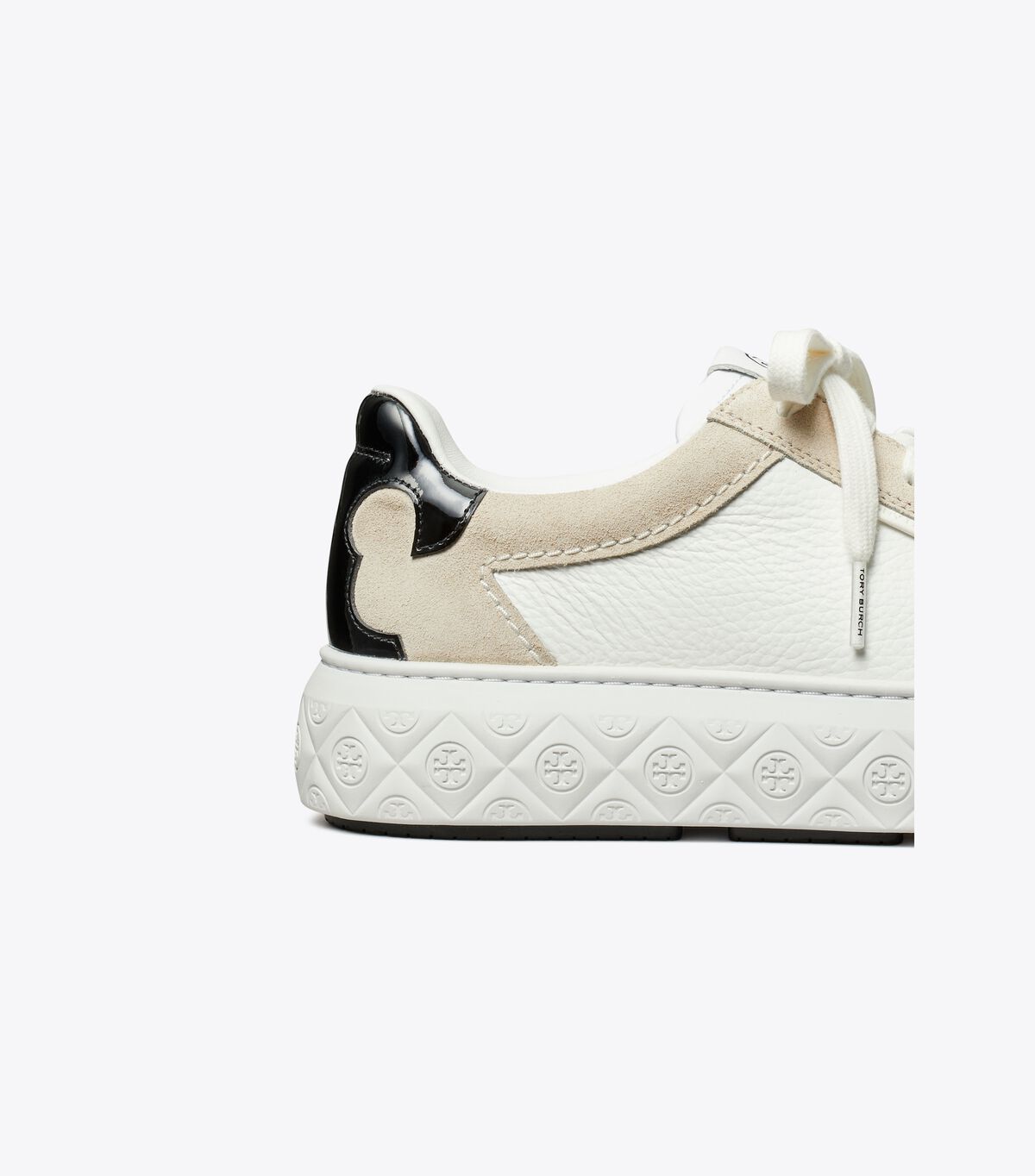 Tory Burch Titanium White / Black Ladybug Sneakers