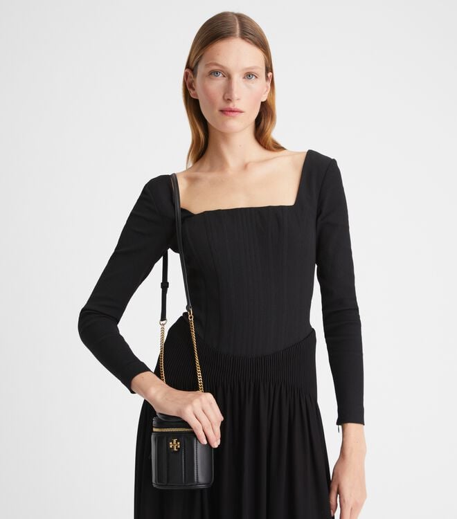 Tory Burch Black Mini Kira Crossbody Bags