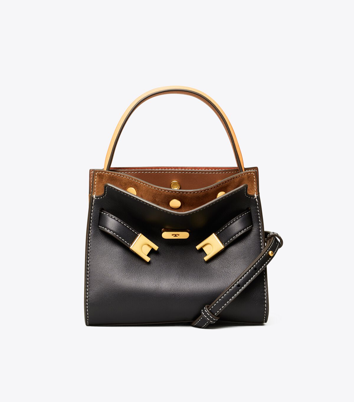Tory Burch Black Petite Lee Radziwill Crossbody Bags
