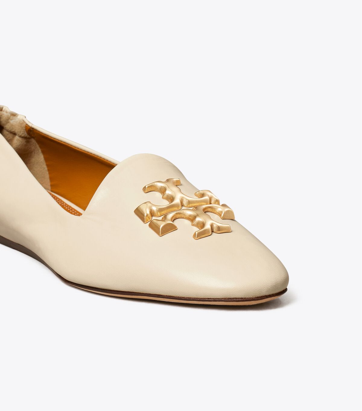 Tory Burch Cream Eleanor Loafers
