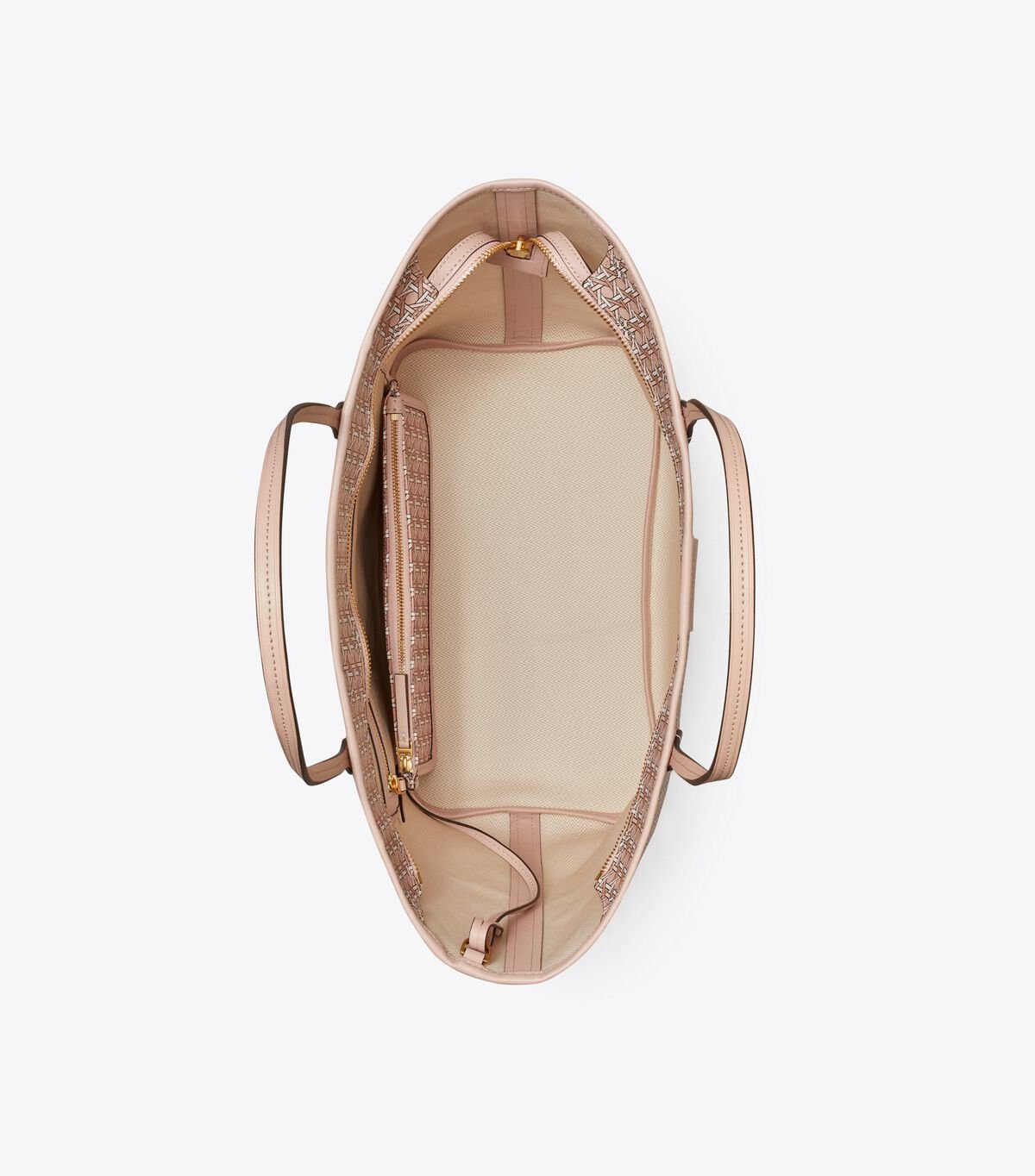 Tory Burch Beige Ever-ready Zip Tote Bags