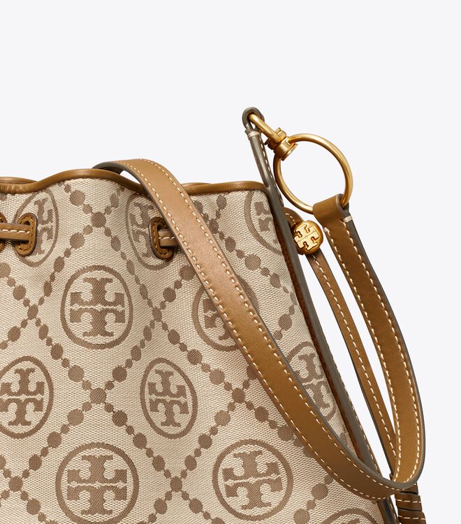 Tory Burch Brown T Monogram Satchel Bags