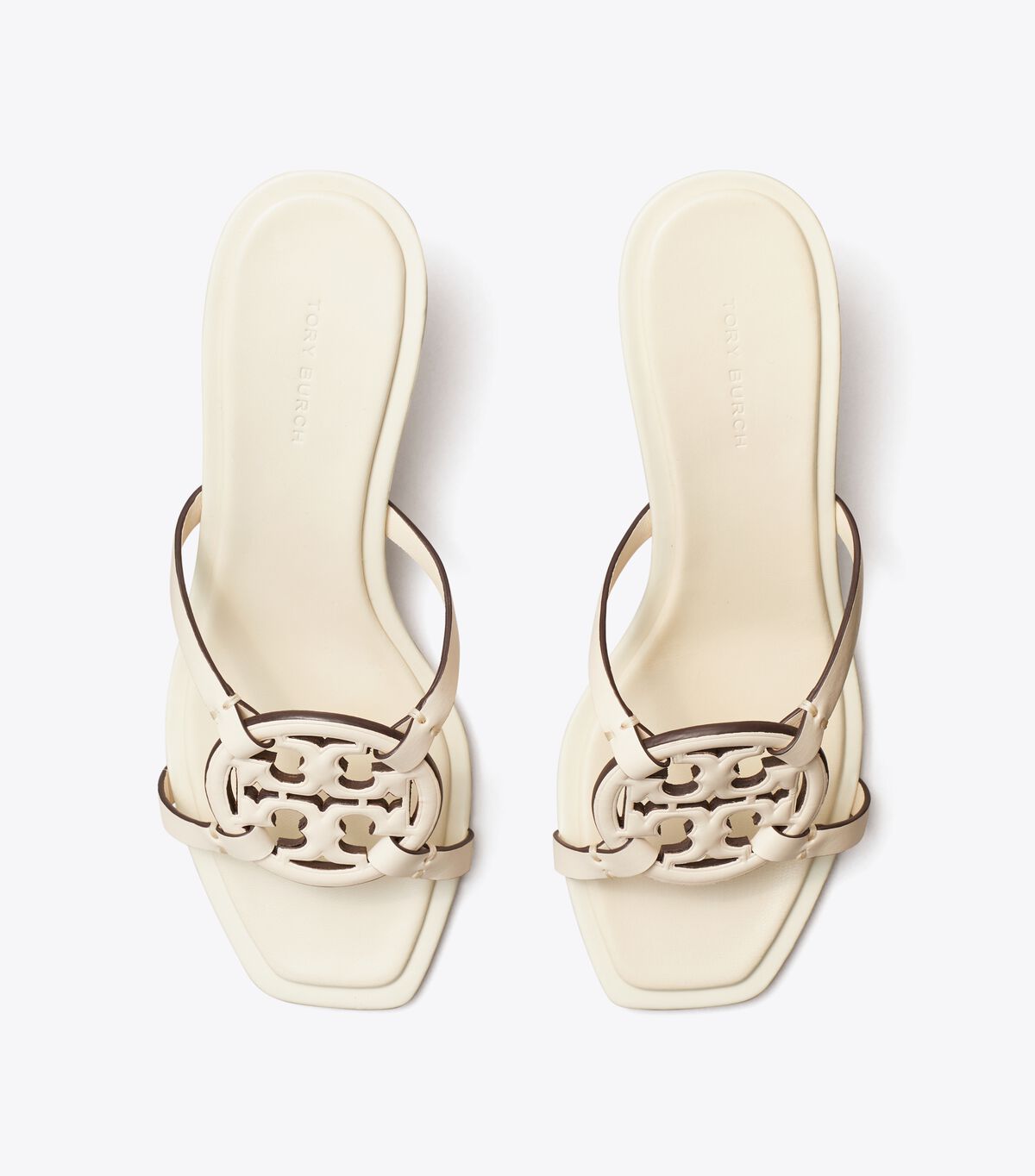 Tory Burch Light Cream Miller Bombé Low Heels
