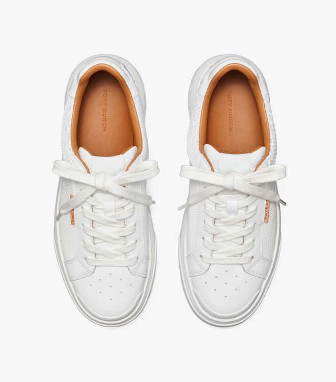 Tory Burch White Ladybug Sneakers