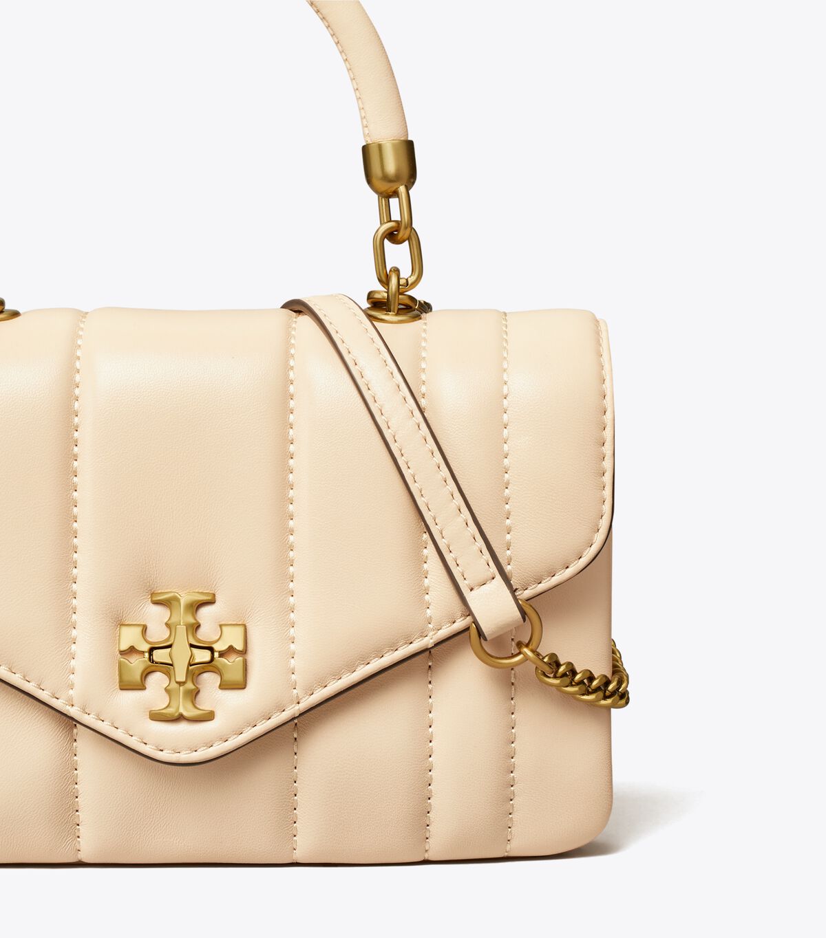 Tory Burch Beige Mini Kira Satchel Bags