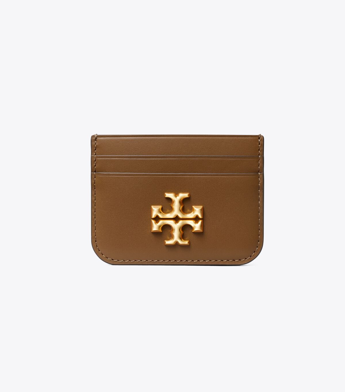 Tory Burch Brown Eleanor Card Case