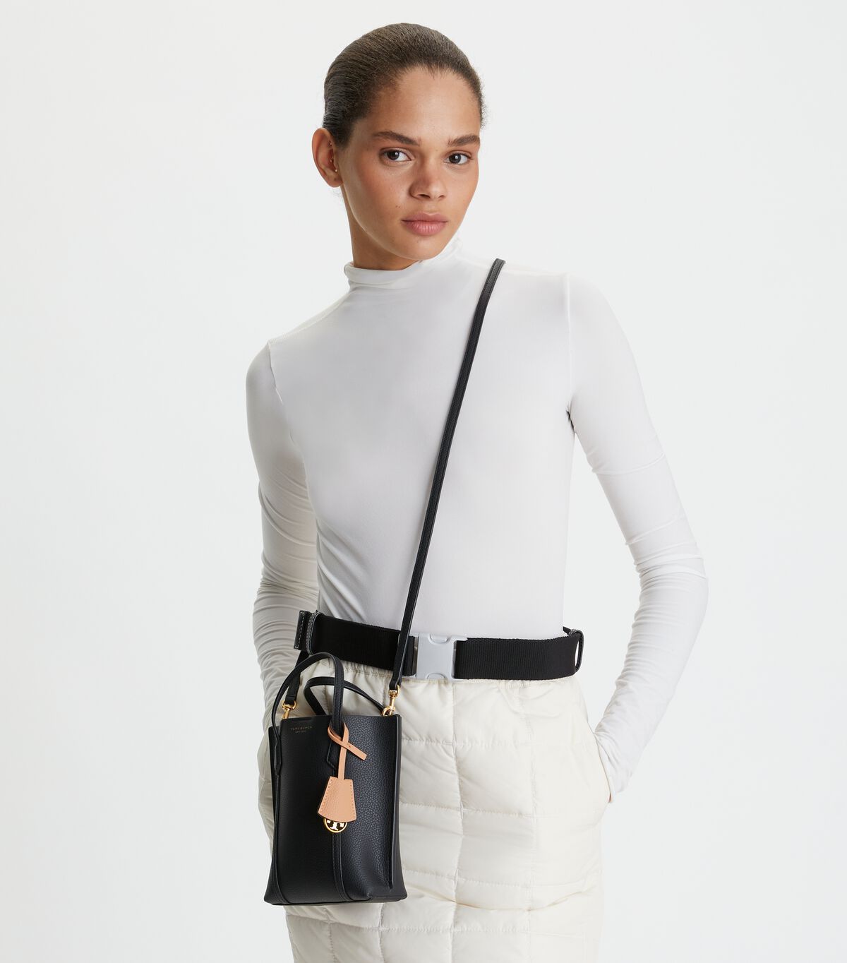Tory Burch Black Mini Perry Tote Bags