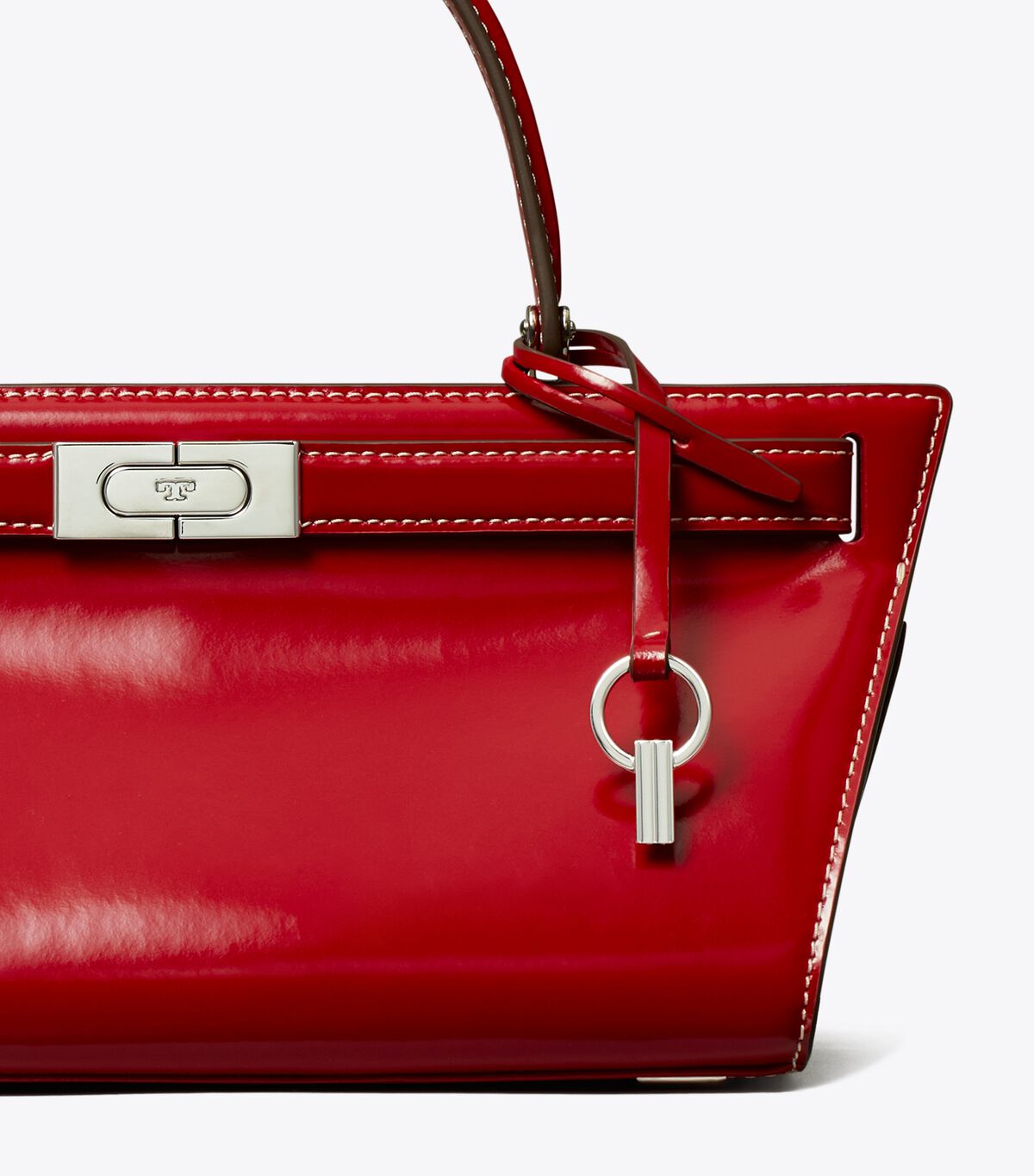 Tory Burch Red Grey Lee Radziwill Satchel Bags