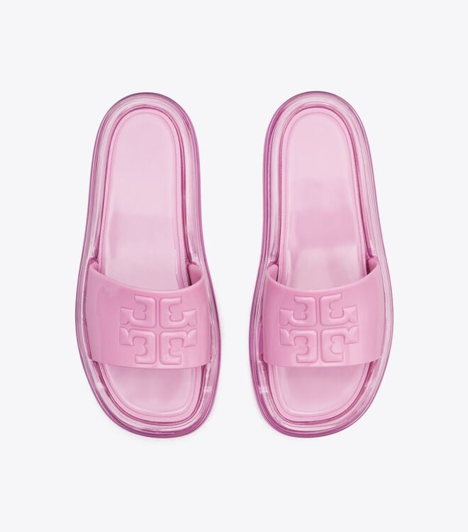 Tory Burch Pink Bubble Jelly Sandals
