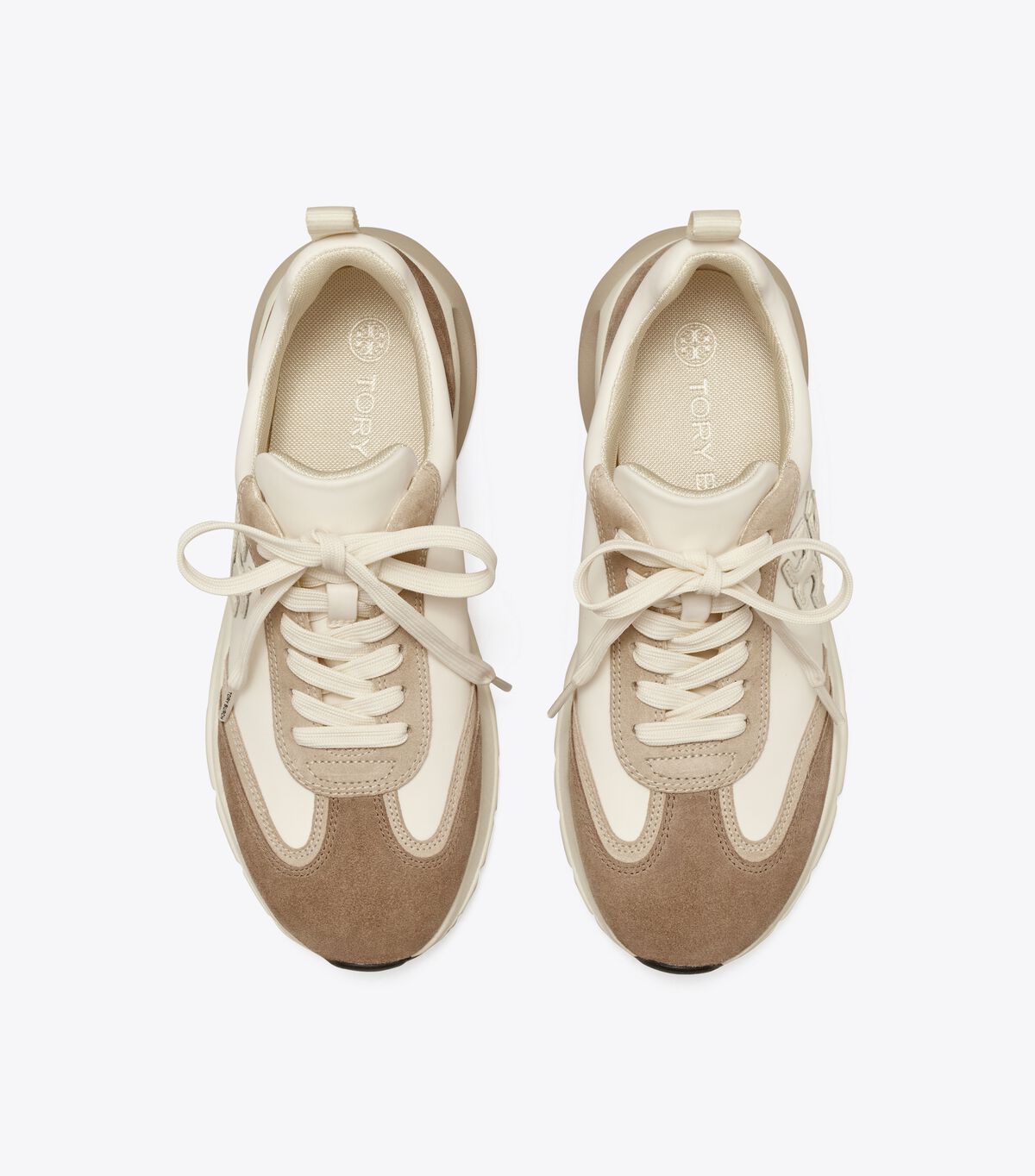 Tory Burch White Good Luck Sneakers