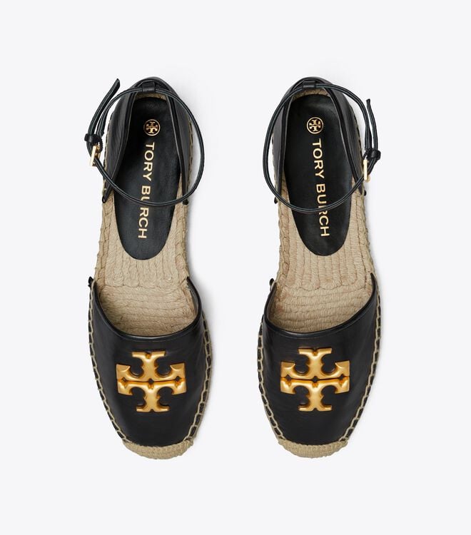 Tory Burch Black Eleanor D'orsay Ballet Flats