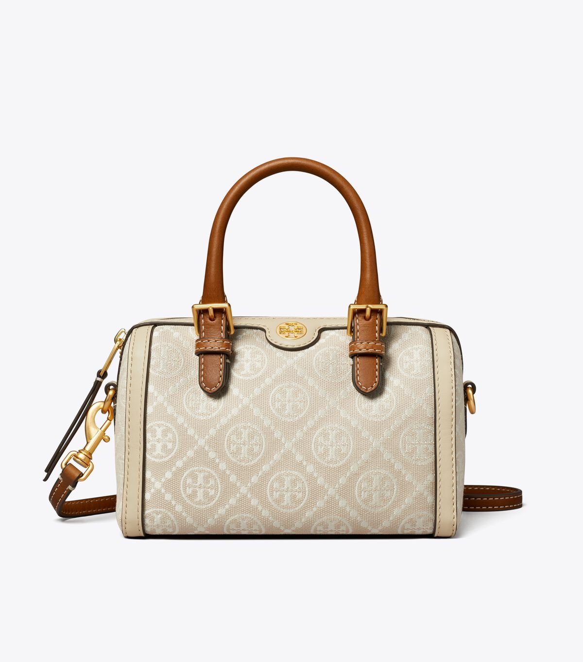 Tory Burch Beige Petite T Monogram Mini Bag