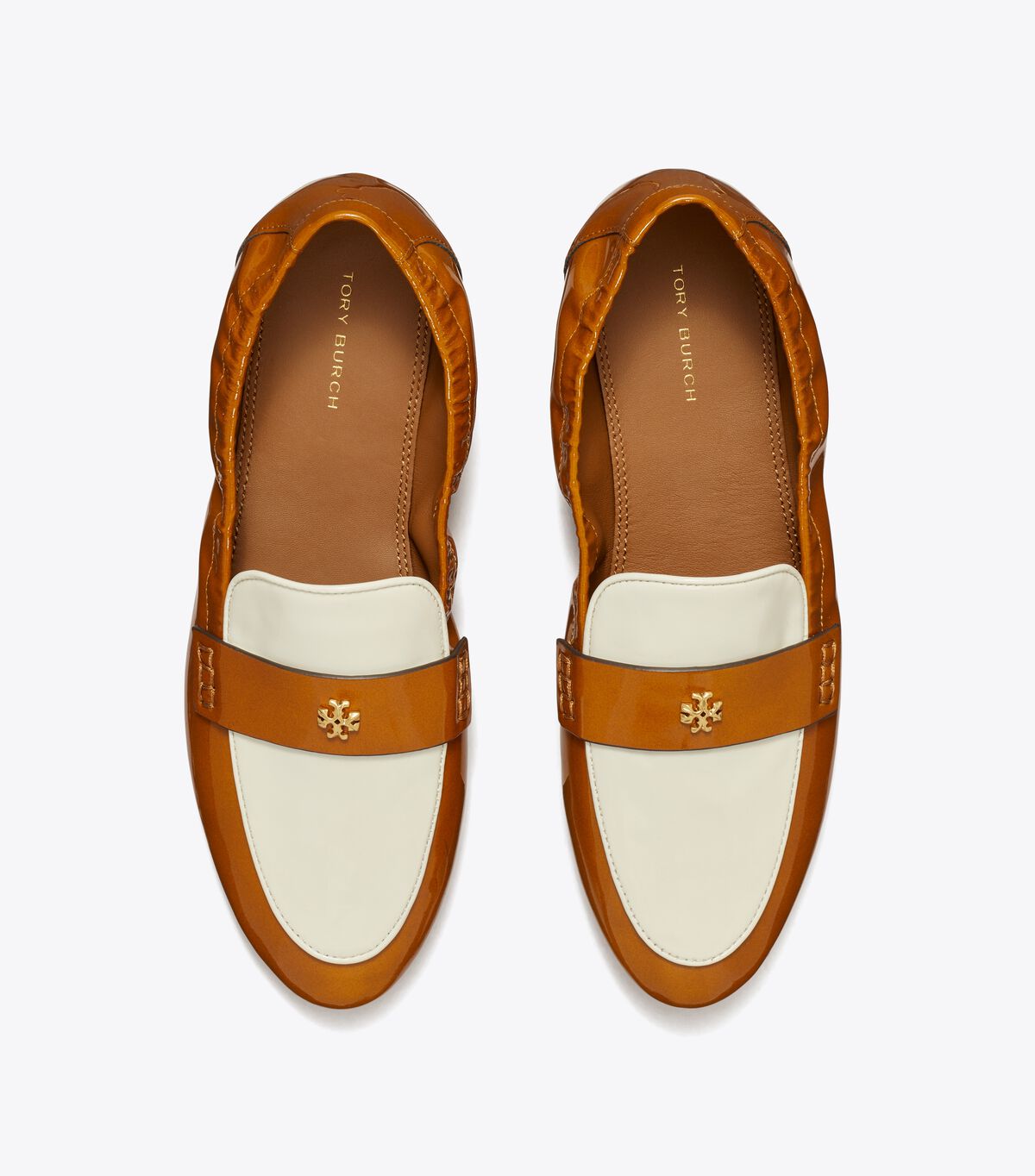 Tory Burch Brown Eleanor Loafers
