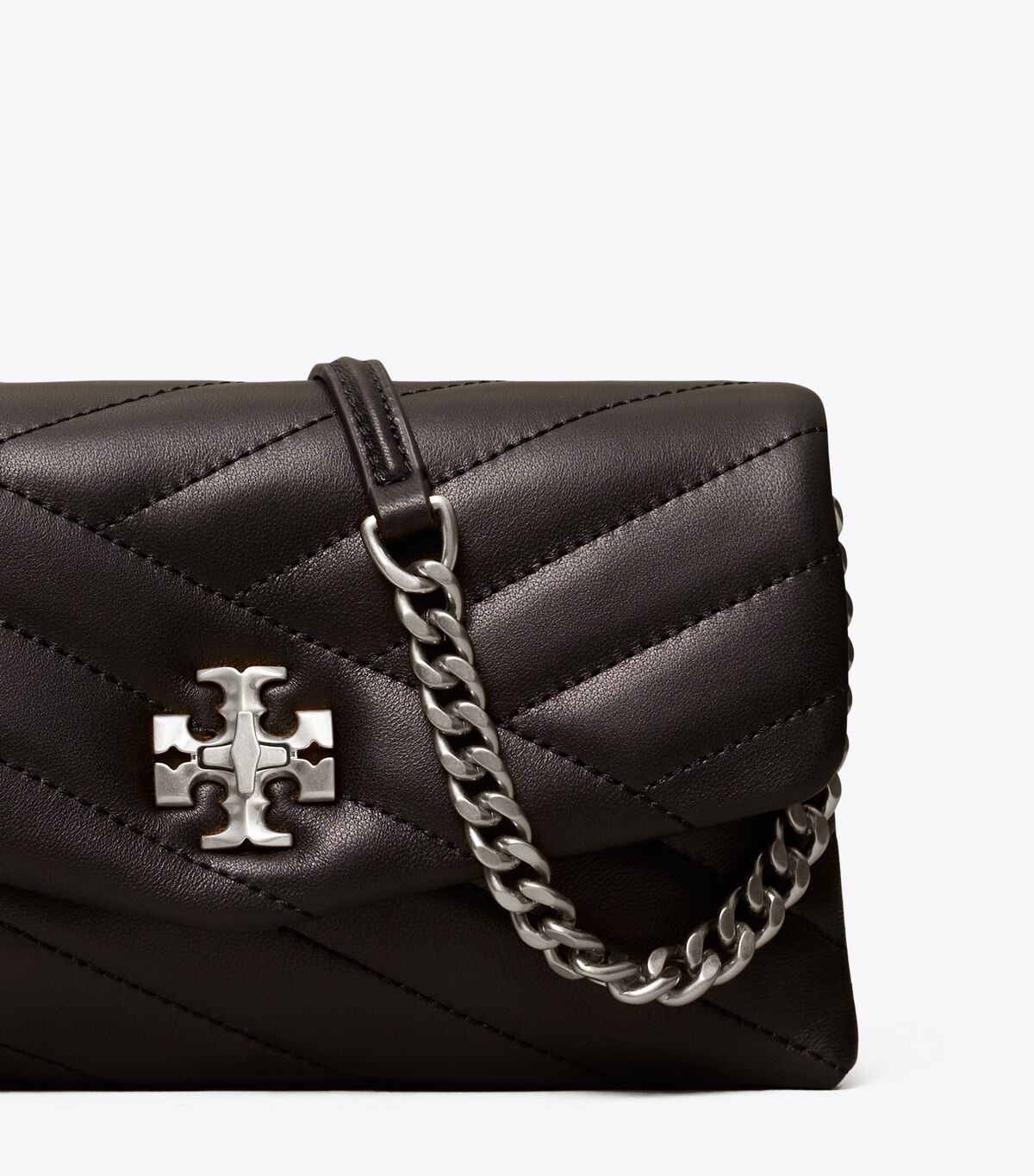 Tory Burch Black Kira Chevron Mini Bag