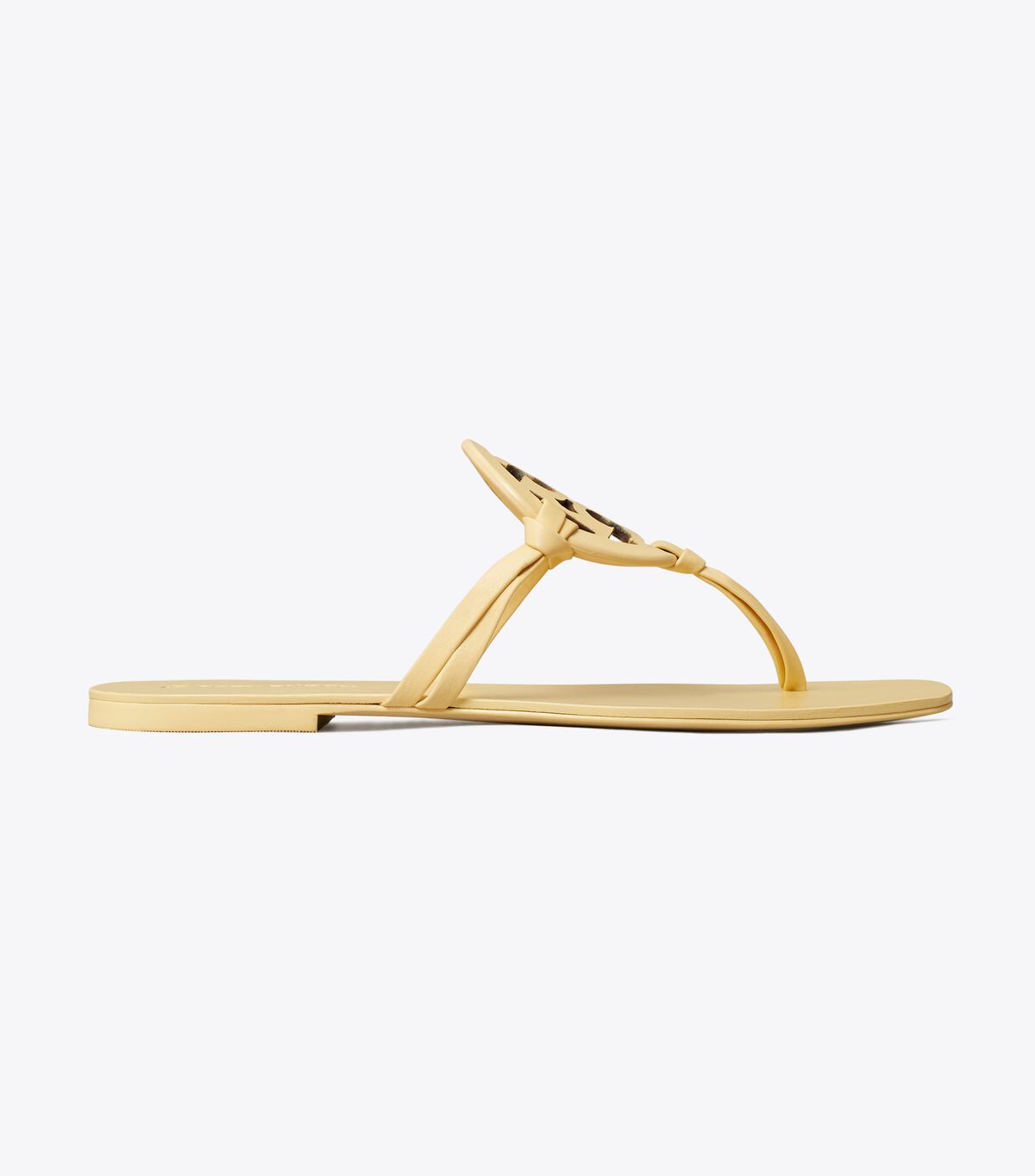 Tory Burch Light Brown Miller Square-toe Leather Sandals