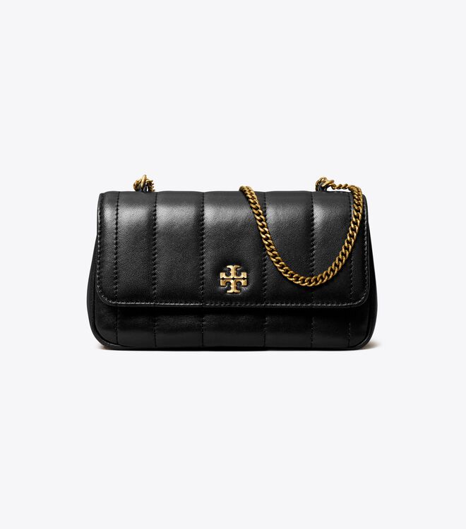 Tory Burch Black Mini Kira Flap Shoulder Bags