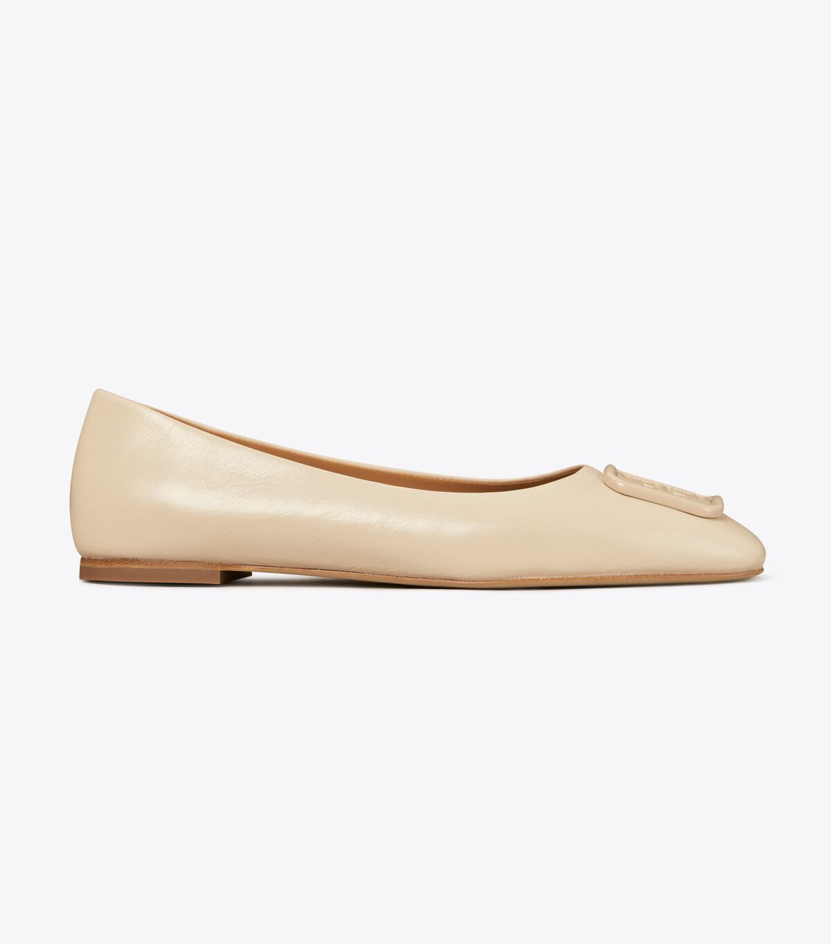 Tory Burch Beige Georgia Ballet Flats