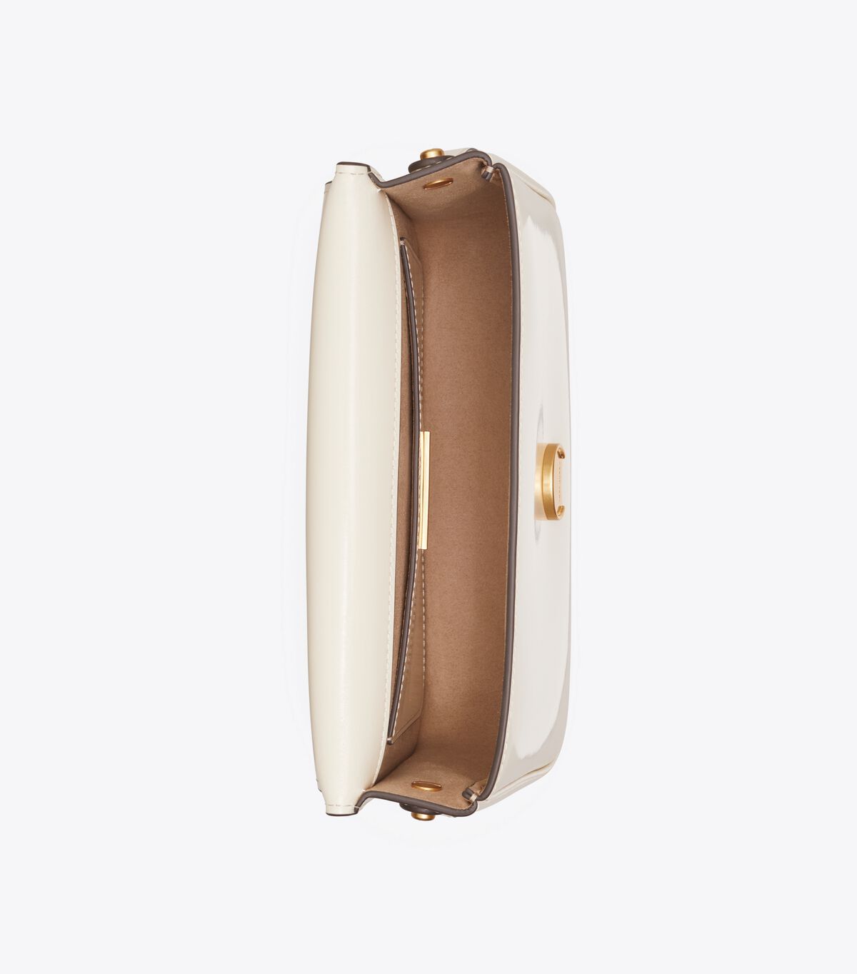 Tory Burch White Robinson Spazzolato Convertible Shoulder Bags