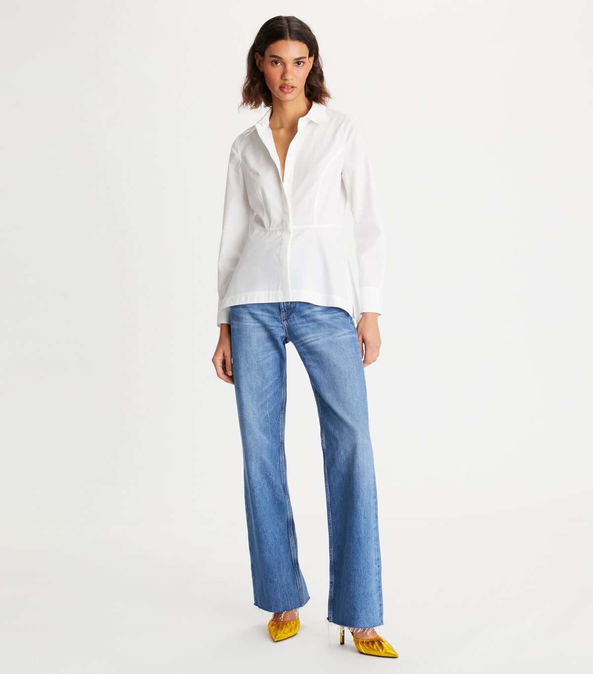 Tory Burch White Poplin Shirt Shirts