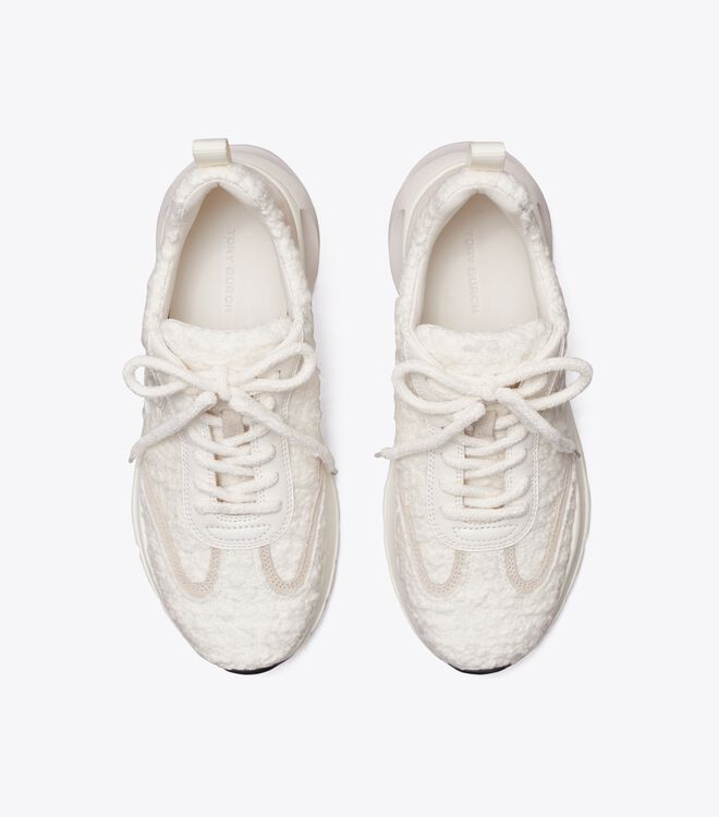 Tory Burch Cream / White Good Luck Sneakers