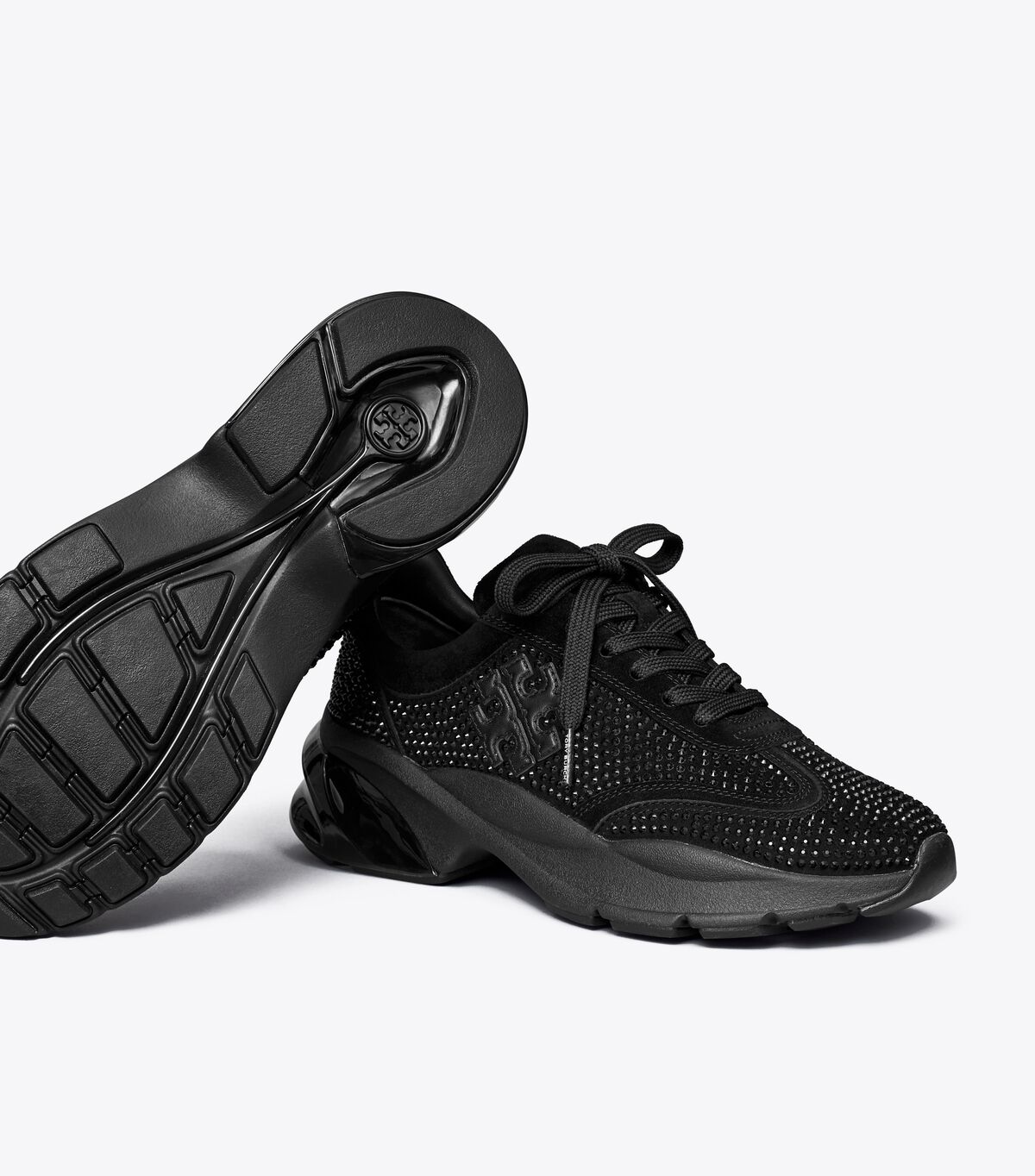 Tory Burch Black Good Luck Sneakers